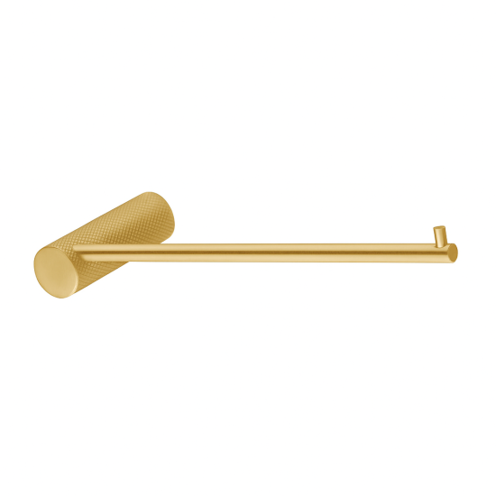 Diamora Luxury Knurled Brushed Yellow Gold Hand Towel Holder Towel Rail Stainless Steel 304 Diamora Luxury Knurled Brushed Yellow Gold Hand Towel Holder Towel Rail Stainless Steel 304